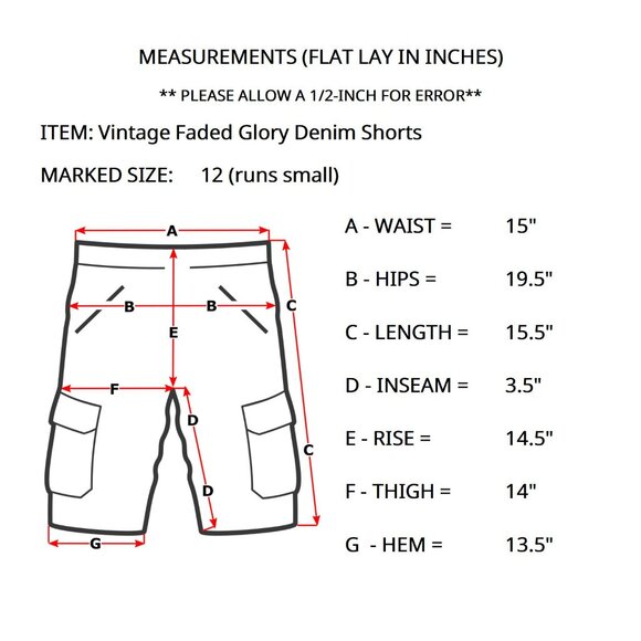 Vintage 90's Faded Glory Women's M/12 Distressed Ultra High Waist Denim Shorts - Picture 11 of 11